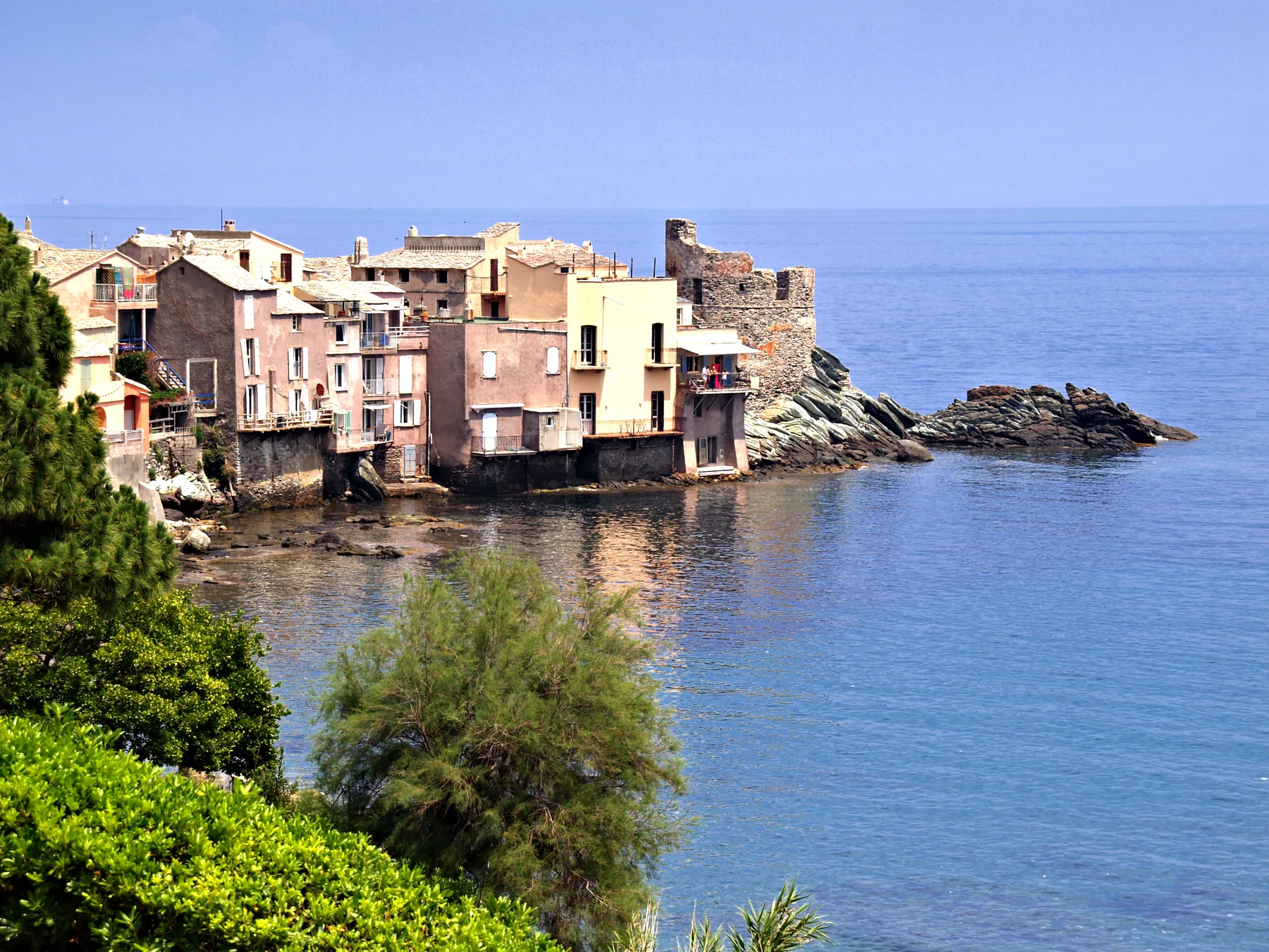 Vue d'Erbalunga à Brando